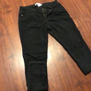Black jeggings